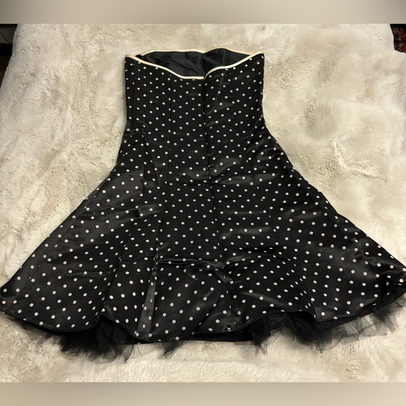 Jessica McClintock Polka Dot Dress - Picture 2 of 4